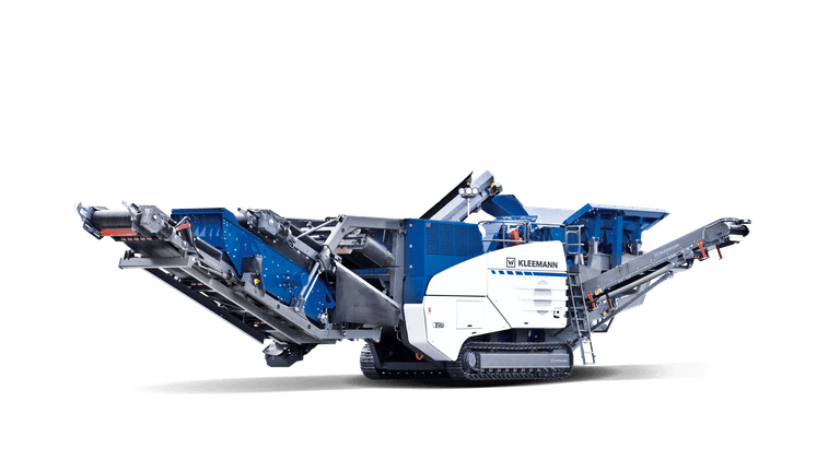The Kleemann MOBIREX MR 130 EVO2 is a mobile impact crusher featuring a large tracked undercarriage, high-capacity impact crushing rotor, and integrated screening/conveyor system, engineered for high-throughput primary and secondary crushing in demanding natural stone and recycling applications.