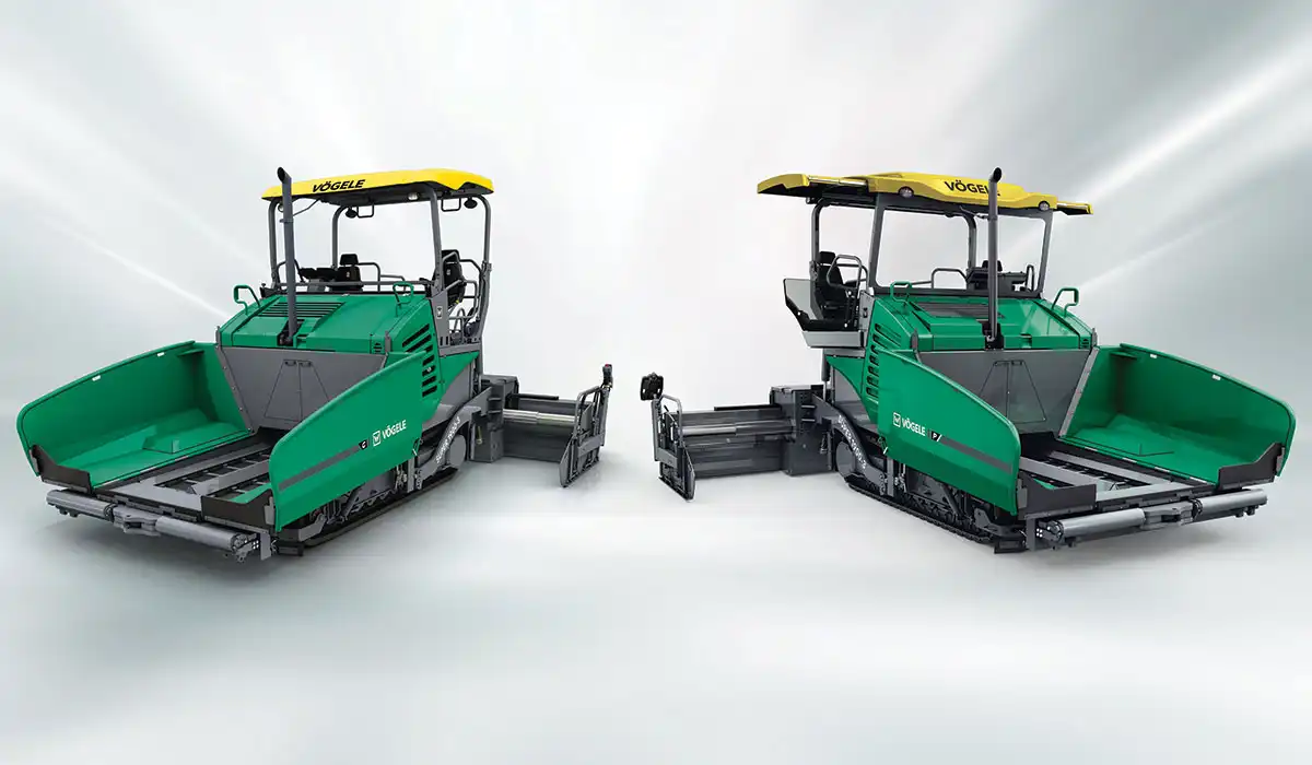 An advanced Universal Class road paver, developed for the Indian and Nepali market, featuring a robust hopper, tracked/wheeled undercarriage option, and high-precision screed system engineered for consistent, high-quality asphalt paving across a wide range of road widths.