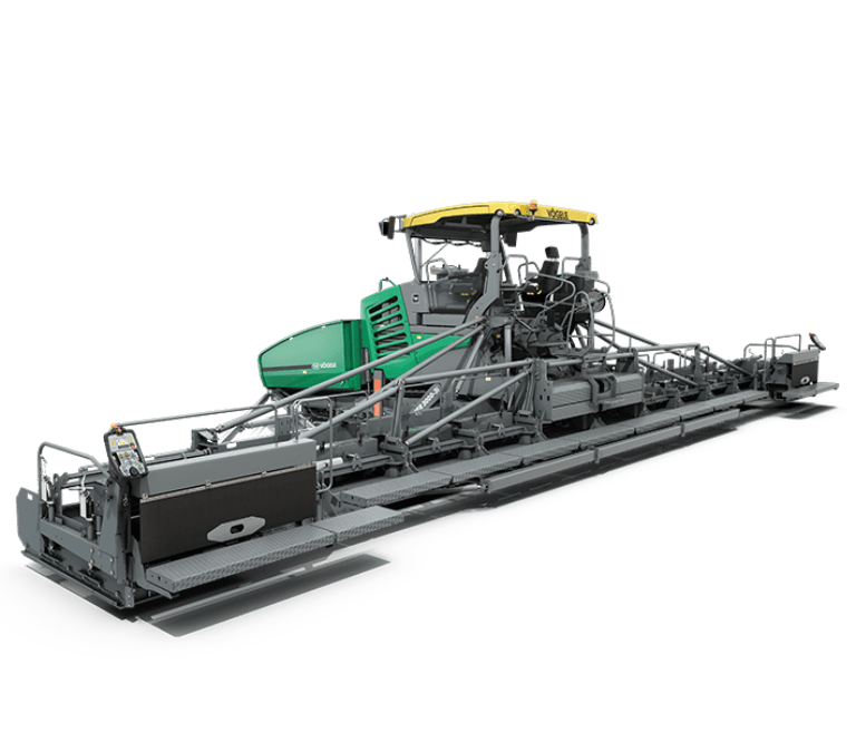 The Vögele SUPER 3000-3i is a large-class tracked asphalt paver featuring a heavy-duty undercarriage, extra-wide hopper capacity, and high-performance screed system engineered for large-scale highway and motorway paving projects.