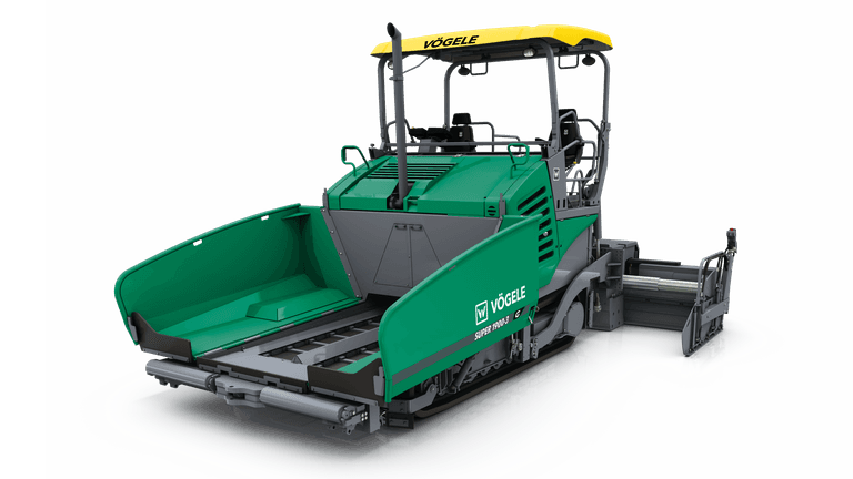ögele SUPER 1900-3 G road paver — a cost-efficient wheeled paver developed specifically for the Indian and Nepali market, featuring a robust hopper, tracked/wheeled undercarriage, and screed unit designed for reliable, high-volume asphalt paving.
